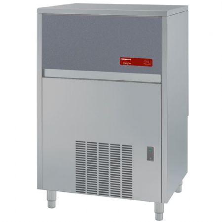 Machine à glaçons pleins à refroidissement par air 95 kg/24h avec stockage 55 kg