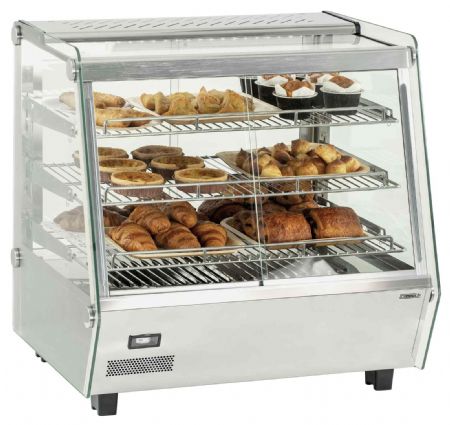 Vitrine chaude chauffante 125L Monophasé - Casselin - CVC125L