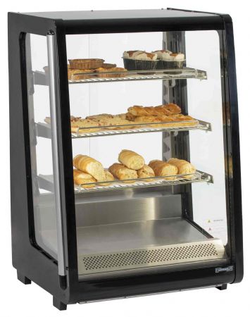 Vitrine chaude chauffante 178 L Triphasé - Casselin - CVC178L