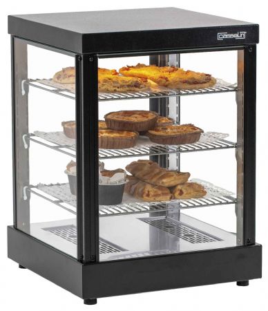Vitrine chaude chauffante 59 L Triphasé - Casselin - CVC59L