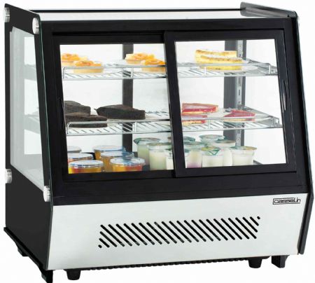 Vitrine comptoir présentation réfrigéré à poser double portes 125L - Casselin - CVR125L Vitrine comptoir présentation réfrigéré à poser double portes 125L - Casselin - CVR125L