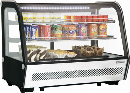 Vitrine comptoir présentation réfrigéré à poser 160L - Casselin - CVR160L