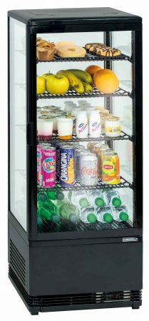 Armoire réfrigérée Vitrine positive 98L Noire - Casselin - CVR98LN