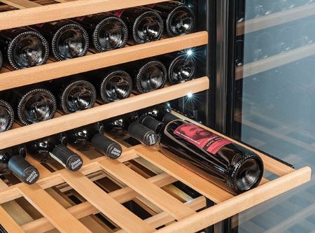 Cave à vin 1 porte vitrée 520 L 187 bouteilles +5/+20°C - Coolhead - CW 508