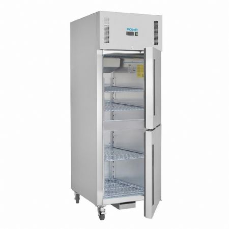 Armoire réfrigérateur positive professionnelle 2 portes 10 x GN 2/1 - Polar - CW193