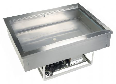 Cuve de refroidissement GN1/1 inox 68 L +2 à +8 °C - Tefcold - CW2