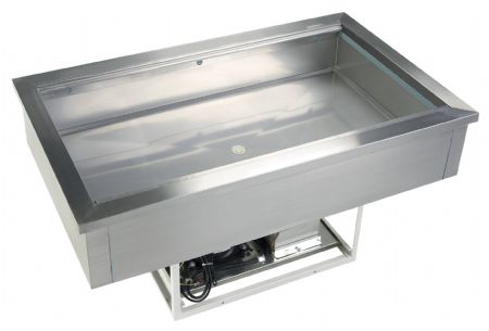 Cuve de refroidissement GN1/1 inox 102 L +2 à +8 °C - Tefcold - CW3
