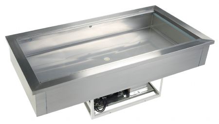 Cuve de refroidissement GN1/1 inox 136 L +2 à +8 °C - Tefcold - CW4