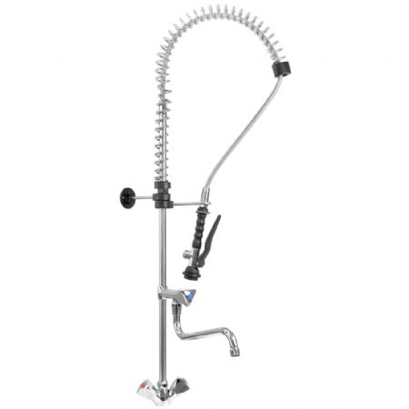 Robinetterie professionnelle plonge cuisine douchette et robinet mélangeur sortie mono-trou - Diamond Promo - CW8003-MT