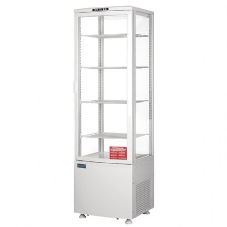 Armoire réfrigérée positive 235 L blanche porte incurvée 515x485x1690 mm - Polar - CX575