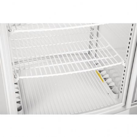 Armoire réfrigérée positive 86 L blanche porte incurvée 429x425x980 mm - Polar - CX576