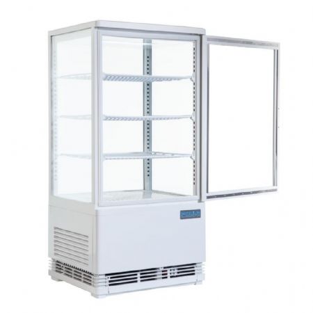 Vitrine comptoir présentation positive 68 L 428 mm blanche - Polar - CX578