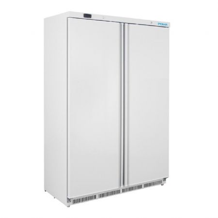 Armoire rfrigre +0/+8 C blanche avec 2 portes battantes - 744 litres