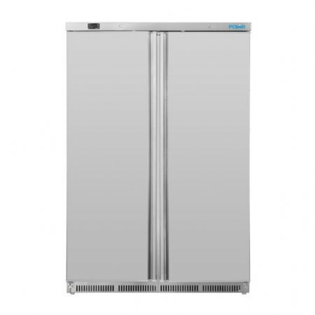 Armoire réfrigérateur positive professionnelle 2 portes 744 L inox - Polar - CZ783