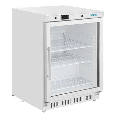 Vitrine rfrigre positive blanc  poser 150 litres