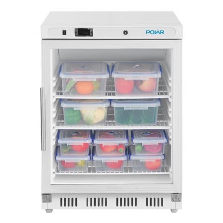 Vitrine rfrigre positive blanc  poser 150 litres