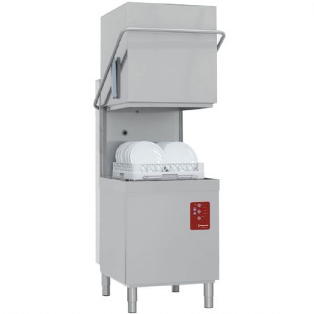 Lave-Vaisselle à Capot panier 500x500 mm avec Break Tank, bras rotatifs et chaudière 8 kW - Diamond Promo - D26/6B