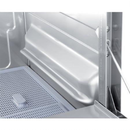 Lave-verres professionnel panier carré 400x400 mm avec pompe de vidange - Diamond Promo - D281/6-PS