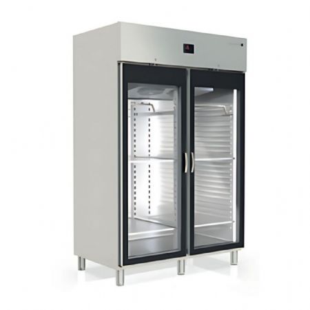 Armoire de Maturation de la Viande inox 2 portes vitrées 1370x850x2130 mm - Coreco - DA-1002-II