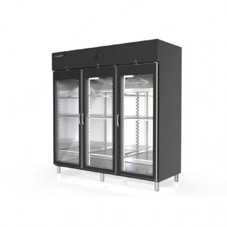 Armoire de Maturation de la Viande 3 portes vitrées noire Capacité 2197 L - Coreco - DA-2003-NI