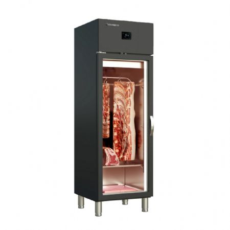 Armoire de Maturation de la Viande 1 porte vitrée 320 L noire - Coreco - DA-400-NI