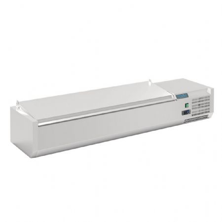 Saladette à Poser Positive 6 Bacs GN 1/4 - Polar - DA680 Saladette à Poser Positive 6 Bacs GN 1/4 - Polar - DA680