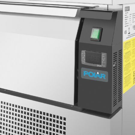 Soubassement double rfrigration 2 tiroirs 4x GN 1/1 - 905x700x870 mm