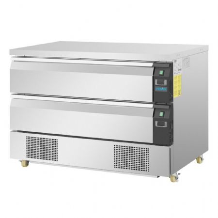 Soubassement réfrigéré double température 2 tiroirs 265 L - Polar - DA997