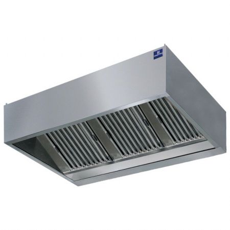 Hotte Murale avec éclairage intégré, 3000x1100 mm - Virtus - DAA0051 Hotte Murale avec éclairage intégré, 3000x1100 mm - Virtus - DAA0051
