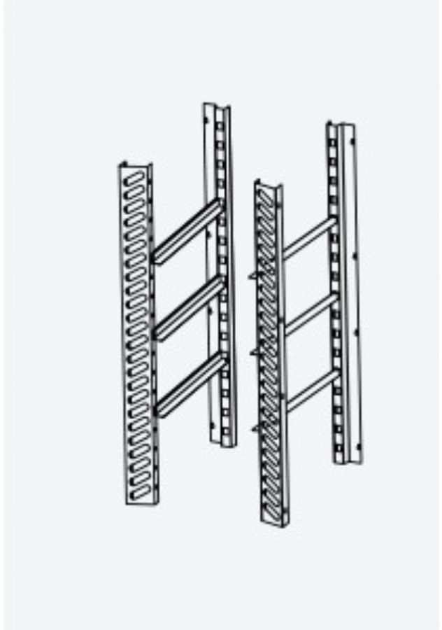 Kit pour laménagement interne de larmoire 1000 x 1000 avec 3 paires de glissières + grilles 600 x 800 rilsan Kit pour laménagement interne de larmoire 1000 x 1000 avec 3 paires de glissières + grilles 600 x 800 rilsan