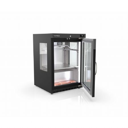 Armoire de maturation panoramique noire 1 porte -2 / +8C - 120L