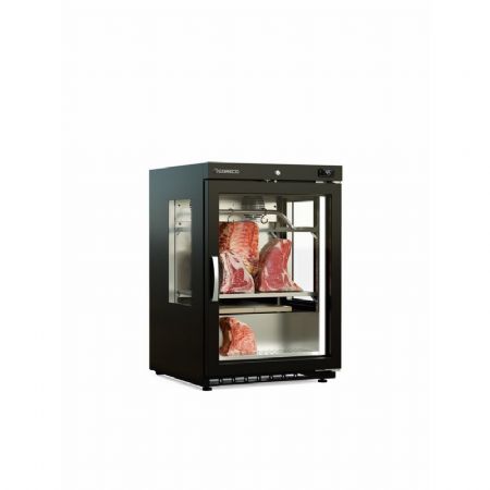 Armoire de maturation panoramique noire 1 porte -2 / +8C - 120L
