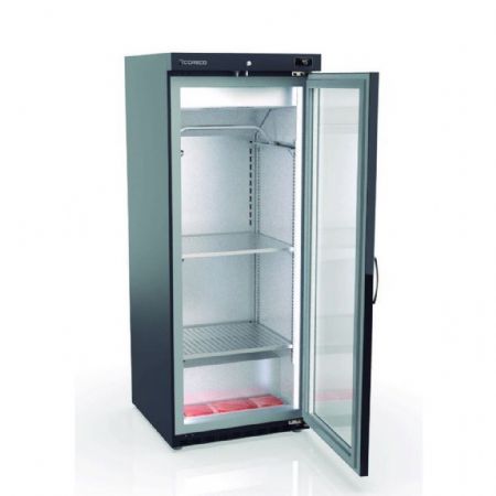 Armoire de Maturation de la Viande 240 L 1 porte vitrée noire 600x650x1545 mm - Coreco - DAV-400
