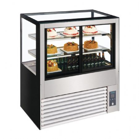 Vitrine comptoir présentation positive 285 L 900 mm - Polar - DB950