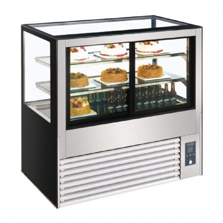 Vitrine comptoir présentation positive 385 L 1200 mm - Polar - DB951