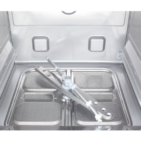 Lave-verres professionnel panier 40x40 cm avec pompe de vidange 465x550x710 mm - Diamond Promo - DBS5/6