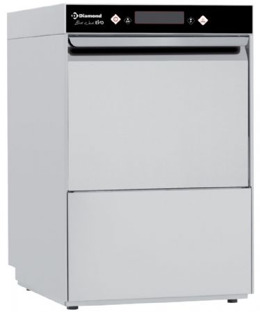 Lave-verres professionnel avec pompe de vidange panier 40x40 cm - Diamond Promo - DBS5/EV
