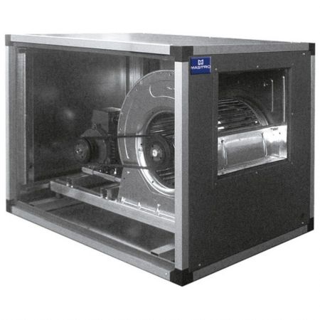 Groupe extraction hotte par transmission, 2 vitesses, 8000 m³/h, triphasé, 850x1200x850 mm - Virtus - DBZ0015