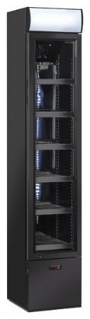 Armoire à boissons réfrigérée vitrée noire 105 L +1/+10°C - Coolhead - DC 105CB