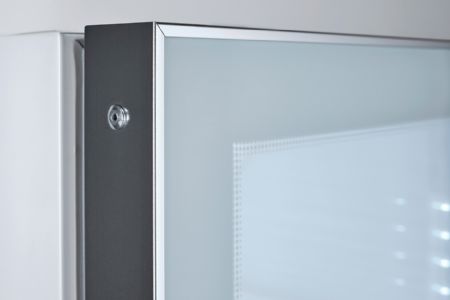 Vitrine réfrigérée à boissons noire 1 porte vitrée 360 L +1/+10°C - Coolhead - DC 350BF