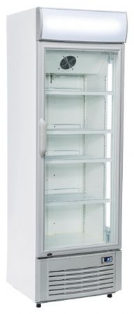 Armoire à boissons réfrigérée 1 porte vitrée blanche 350 L +1/+10°C - Coolhead - DC 350C Armoire à boissons réfrigérée 1 porte vitrée blanche 350 L +1/+10°C - Coolhead - DC 350C