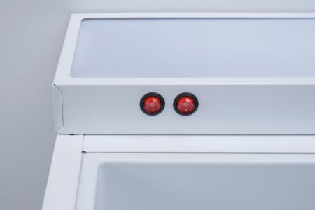 Vitrine réfrigérée à boissons noire avec bandeau lumineux 1 porte vitrée 360 L +1/+10°C - Coolhead - DC 350CBF