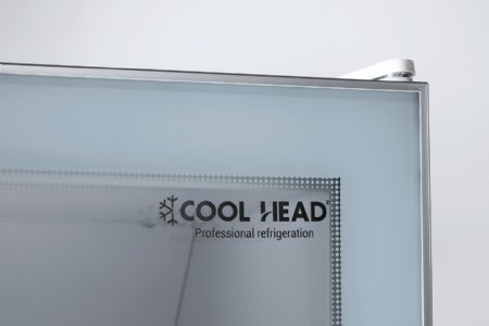 Vitrine réfrigérée à boissons blanche 1 porte vitrée 360 L +1/+10°C - Coolhead - DC 350F