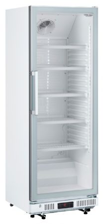 Vitrine réfrigérée à boissons blanche 1 porte vitrée 360 L +1/+10°C - Coolhead - DC 350F