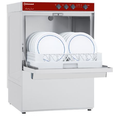 Lave-vaisselle professionnel avec pompe de vidange - Diamond - DC502/6-PS