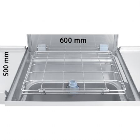 Lave-vaisselle � capot sp�cial batteries - avec panier 600x500 mm