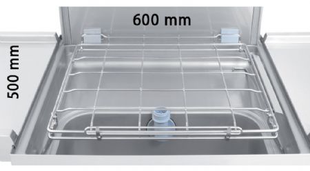 Lave-vaisselle professionnel à capot panier 600x500 mm avec pompe de vidange - Diamond - DCR49/6-RC