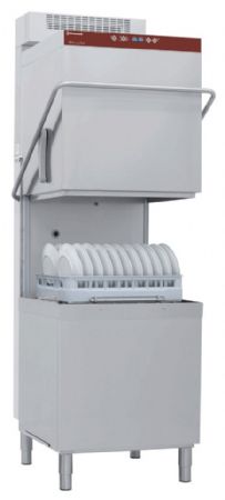 Lave-vaisselle professionnel à capot panier 600x500 mm avec pompe de vidange - Diamond - DCR49/6-RC