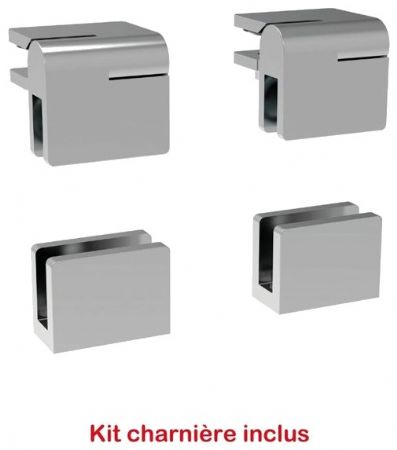 Vitre frontale de protection self pour vitre droite - 977x392x6 mm