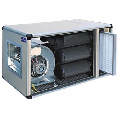 Unit� de filtration d�sodorisante moteur direct monophas� d�bit 2000 m�/h